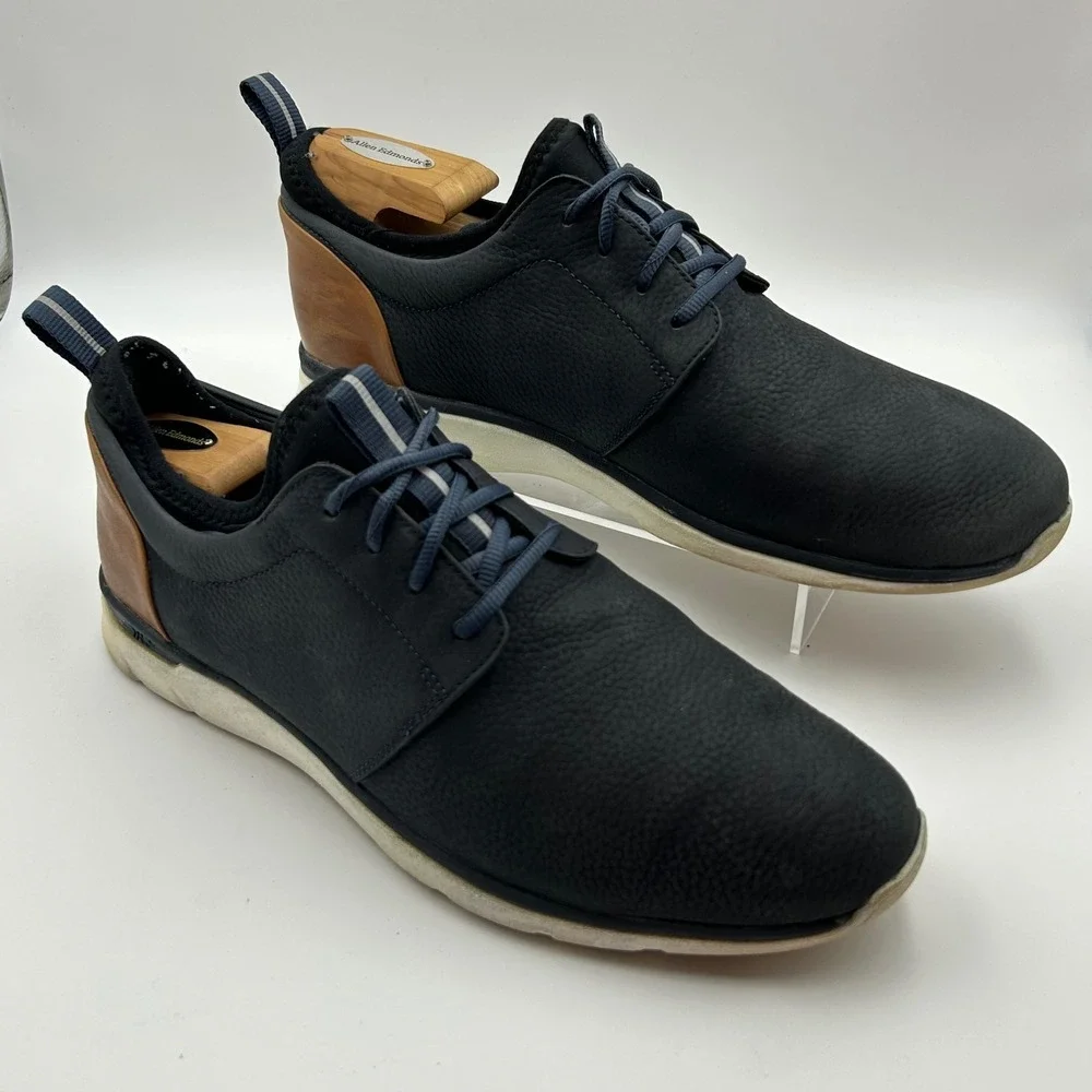 Johnston & Murphy XC4 Sneaker‎ Mens 12M Navy Leather Waterproof Comfort Business